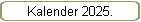 Kalender 2025.